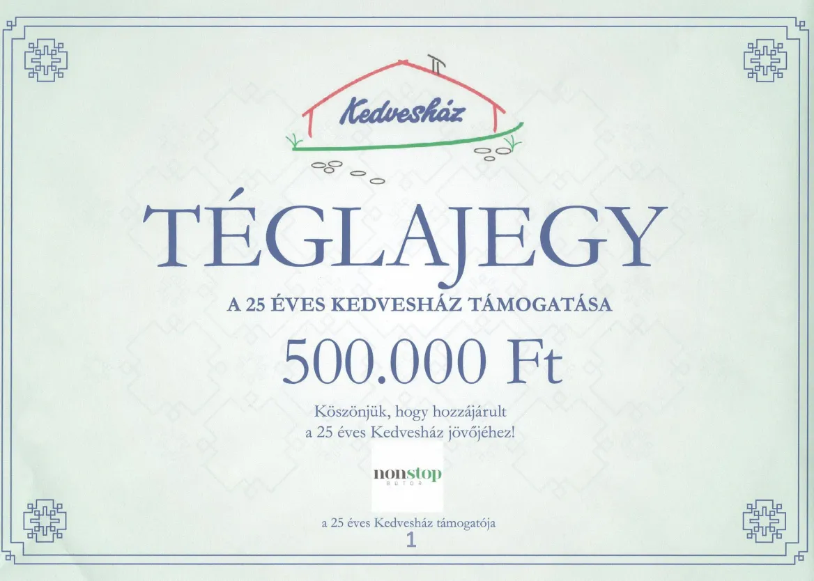 téglajegy 1