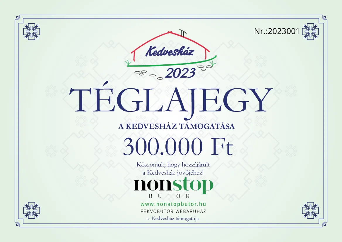 t&eacute;glajegy nonstop b&uacute;tor 300k 2023