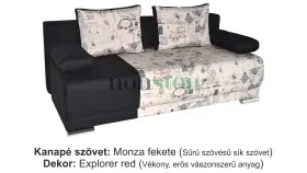 Akciós Noire kanapé