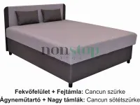 Akciós Magas fekhelyes franciaágy 200x120 cm-es méretben