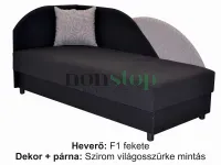 Akciós Léna Saroktámlás egyszemélyes ágy | Megerősített vázszerkezet I 5 év vázgarancia