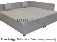 Akciós Big Boxspring hatalmas saroktámlás franciaágy+2 db párna I Erősített vázszerkezet I 5év vázgarancia