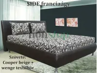 Side franciaágy +2 db párna Választható szövetekkel, 0 Ft-os felárral I 5 év vázgarancia