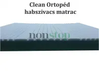 Clean Ortopéd habszivacs matrac INGYEN SZÁLLÍTÁSSAL