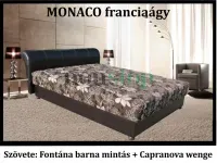 Monaco franciaágy Választható szövetekkel, 0 Ft-os felárral!