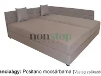 Akciós Big Boxspring hatalmas saroktámlás franciaágy+2 db párna I Erősített vázszerkezet I 5év vázgarancia