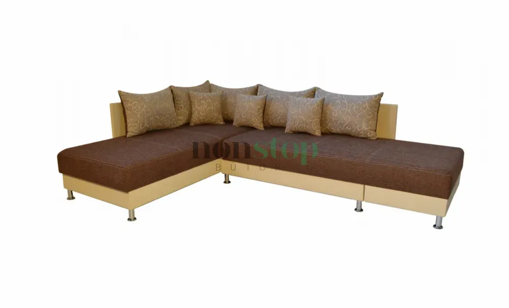 Nápoly sötétbarna - beige -  beige