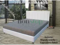 Stílus Boxspring ágyneműtartós franciaágy Választható szövetekkel, 0 Ft-os felárral!