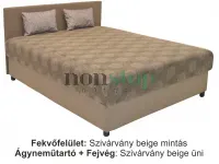 ALABA MAGAS FEKHELYES FRANCIAÁGY + 2 DB PÁRNA | *AKÁR 5 ÉV VÁZGARANCIA