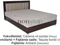 Akciós Stílus Boxspring ágyneműtartós franciaágy