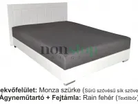 Akciós Stílus Boxspring ágyneműtartós franciaágy