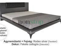 Fóka boxspring ágykeret Választható szövetekkel, 0 Ft-os felárral!