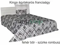 Kinga ágytakarós franciaágy I Erősített vázszerkezet I 2 db díszpárnával