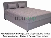 Akciós Magas fekhelyes franciaágy 200x120 cm-es méretben